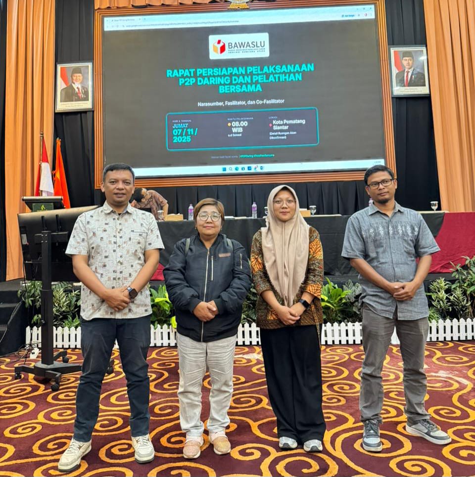 Gambar Kegiatan Perwakilan Bawaslu Dairi di Pelatihan P2P