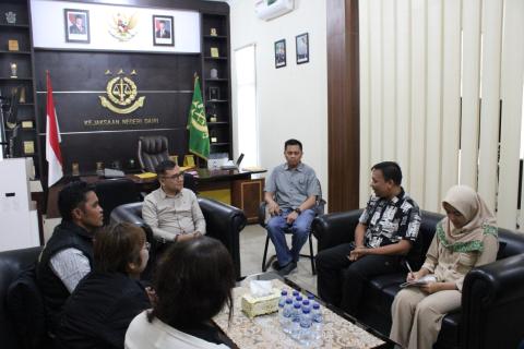 Foto Diskusi Silaturahmi Bawaslu Dairi ke Kejari Dairi